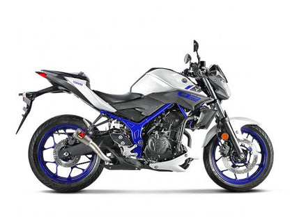 SILENCIEUX AKRAPOVIC SLIP ON TITANE TROMBONCINO YAMAHA MT-03 2016-21 RACING 