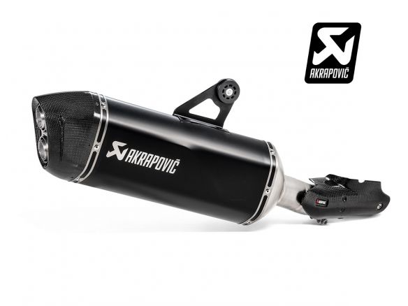 SILENCIEUX AKRAPOVIC TITANE NOIR BMW R 1250 GS / ADVENTURE 2019-2023 