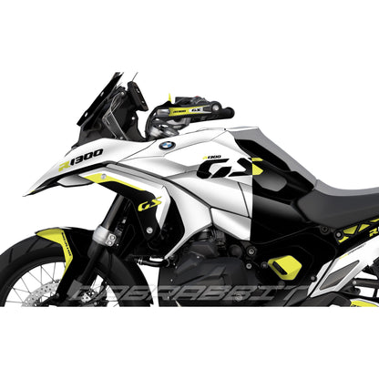 Pack autocollant BMW R1300GS blanc-fluo