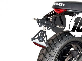 KIT SUPPORT DE PLAQUE RIZOMA FOX DUCATI SCRAMBLER 800 ICON 2021 