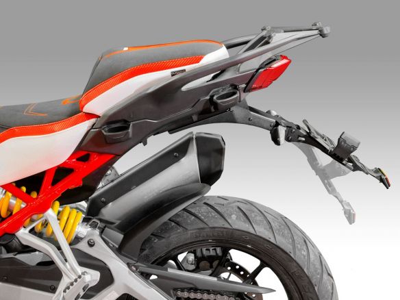 Support de plaque d'immatriculation réglable Ducabike pour Ducati Multistrada V4/S/RS 2021-2024 