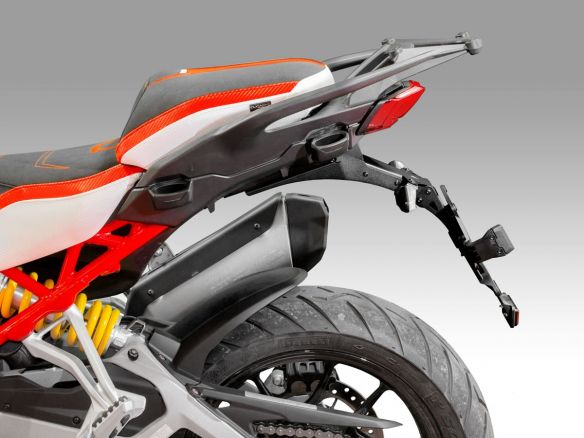 Support de plaque d'immatriculation réglable Ducabike pour Ducati Multistrada V4/S/RS 2021-2024 