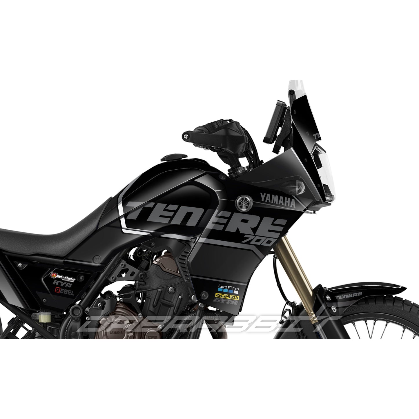 Jeu d'autocollants YAMAHA TENERE 700 / T7 (DD-BB)