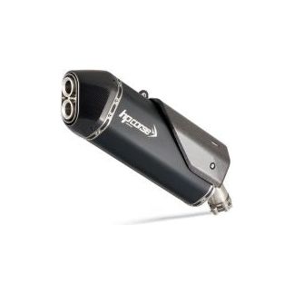 SILENCIEUX MIVV SPEED EDGE ACIER NOIR APRILIA TUAREG 660 2022-2024 