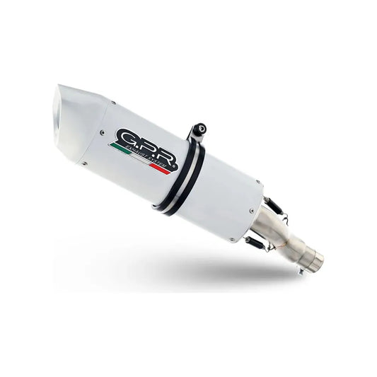 Pot d'échappement GPR Albus Evo4 Blanc Cf Moto 700 MT 2023-2024 Homologué