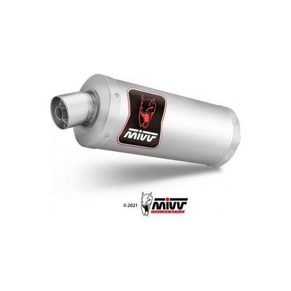 SILENCIEUX MIVV DAKAR EN ACIER INOXYDABLE EURO5 APPROUVÉ APRILIA TUAREG 660 2022-2024 