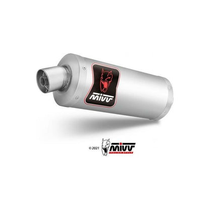 SILENCIEUX MIVV DAKAR EN ACIER INOXYDABLE EURO5 APPROUVÉ APRILIA TUAREG 660 2022-2024 
