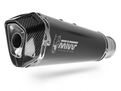 SILENCIEUX MIVV DELTA RACE NOIR EN ACIER INOXYDABLE KTM 990 DUKE 2024 