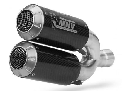 Paire de silencieux MIVV MK3 en carbone pour Triumph Speed ​​Triple 1200 RR/RS 2021-2024