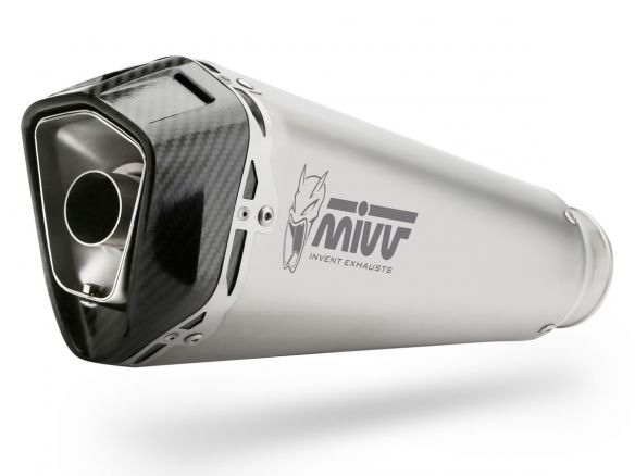 SILENCIEUX MIVV SLIP-ON DELTA RACE ACIER CARBONE KAWASAKI Z H2 2020-2024 