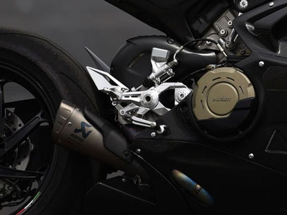 KIT DE COMMANDES ARRIÈRES RÉGLABLES MOTOCORSE DUCATI PANIGALE V4 / S / R 