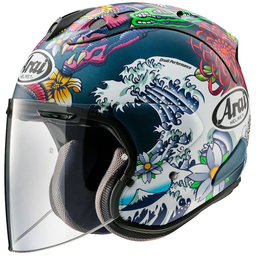 Arai VZ RAM Oriental Blue Edition Jethelm