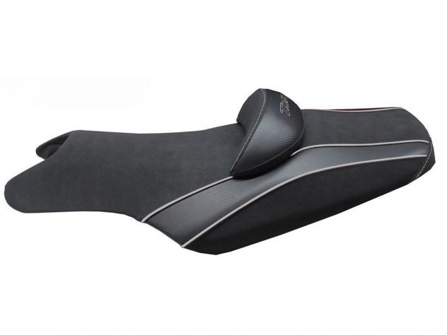 HOUSSE DE SELLE BART PLATE TOTAL VELOURS NOIR YAMAHA T-MAX 500 / 530 2008-2016