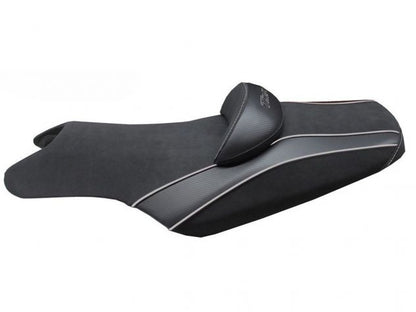 HOUSSE DE SELLE BART PLATE TOTAL VELOURS NOIR YAMAHA T-MAX 500 / 530 2008-2016