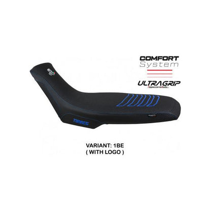 Housse de selle compatible Aprilia Touareg 660 (21-24) modèle système confort Boras 