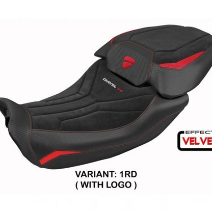 HOUSSE DE SELLE DIABLO VELOURS DUCATI DIAVEL V4 2023-2024 
