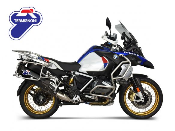 SILENCIEUX HOMOLOGUÉS TERMIGNONI TITANE NOIR BMW R 1250 GS / ADVENTURE 2019-2020 