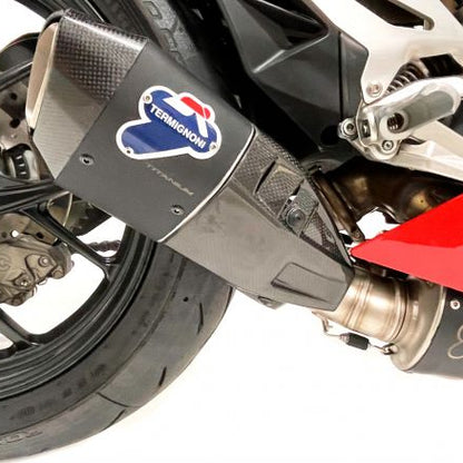 Ligne d'échappement latérale complète Termignoni + UPMAP en acier titane pour Ducati Streetfighter V2 