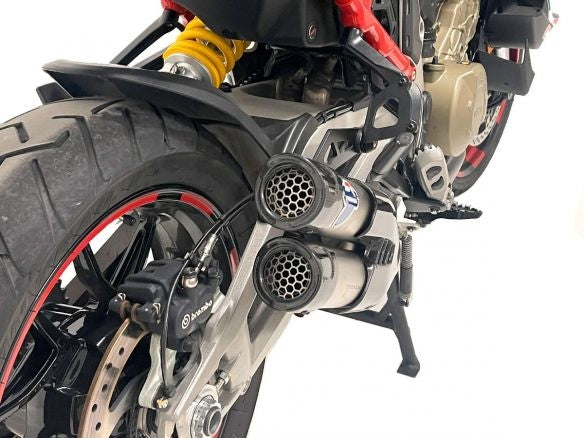 KIT SILENCIEUX ACIER TITANE TERMIGNONI + UPMAP DUCATI MULTISTRADA V4/S 2021-2023 