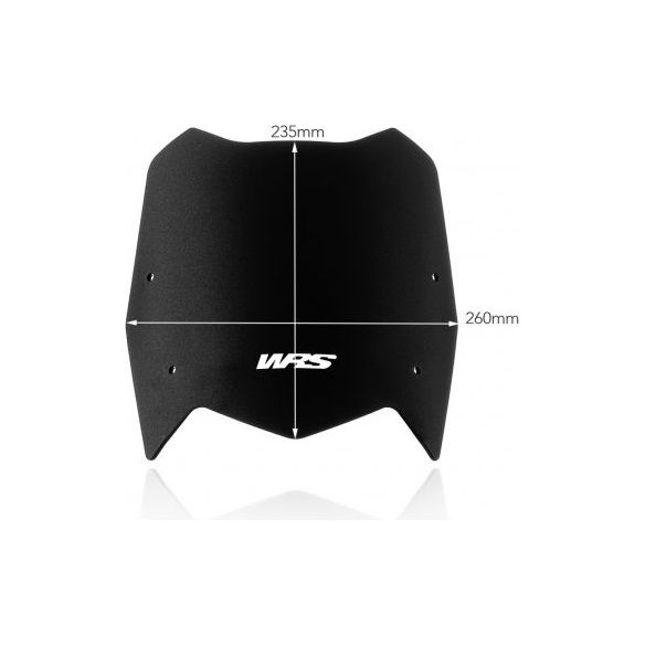 PARE-BRISE SPORT NOIR MAT WRS TENERE 700 2019-2024 